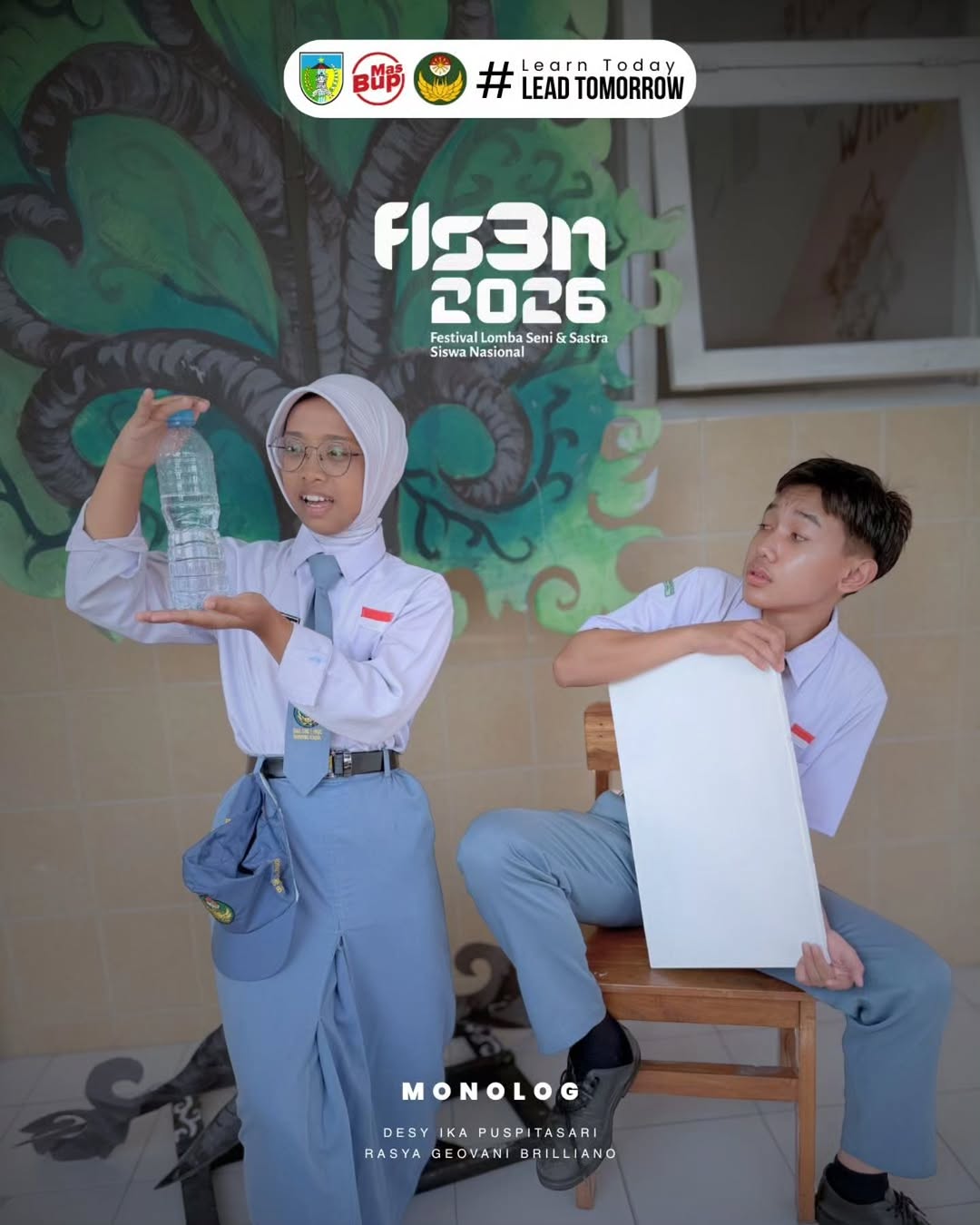 Menjiwai Peran, Menghidupkan Cerita: Eksplorasi Seni Peran dalam Monolog Siswa SMA Dharma Wanita 1 Pare Boarding School di FLS3N 2026