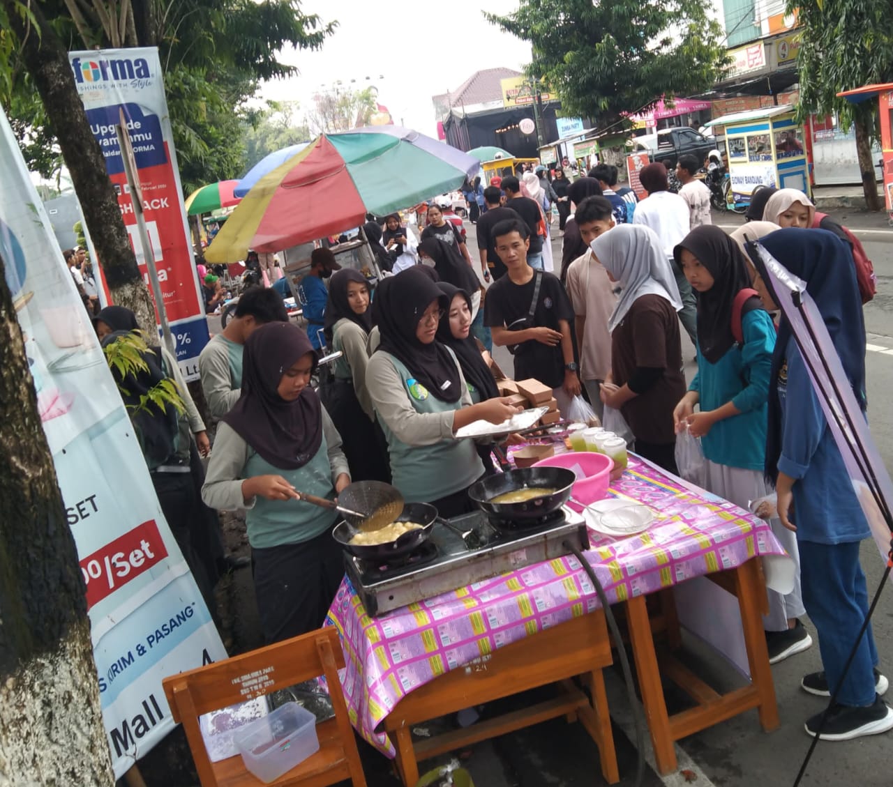 Ujian Praktik Kewirausahaan di Ruang Publik